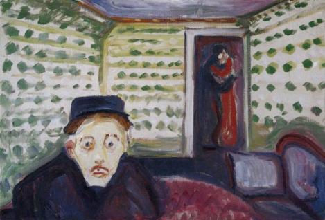 Jealousy by Edvard Munch.